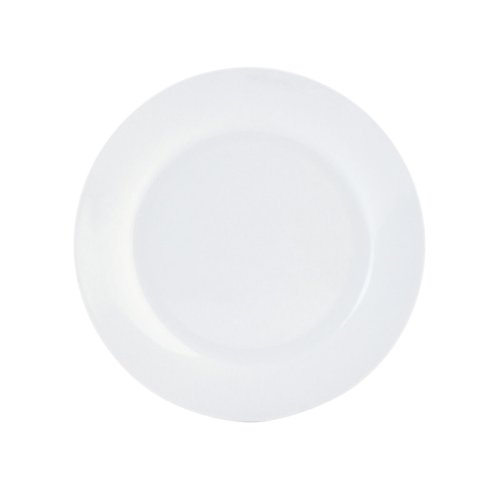 Platt skl Quid Basic Vit Keramik  27 cm (12 antal)