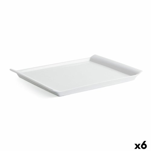 Servingsfat Quid Gastro Fresh Keramik Vit (31 x 23 cm) (6 antal)