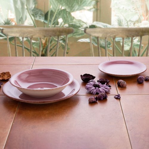 Dessert Quid Vita Peoni Rosa Keramik 19 cm (12 antal)