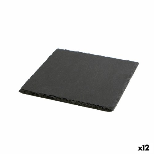 Keramikbricka med rittavla-effekt Quid Gastro Fresh Svart (20 x