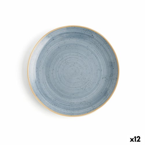 Platt skl Ariane Terra Bl Keramik  21 cm (12 antal)