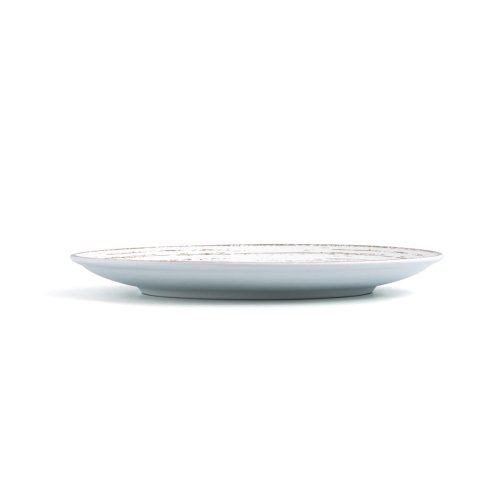 Platt skl Ariane Tornado White Dvobarvna Keramik  21 cm (12 an