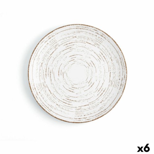 Platt skl Ariane Tornado White Dvobarvna Keramik  27 cm (6 ant