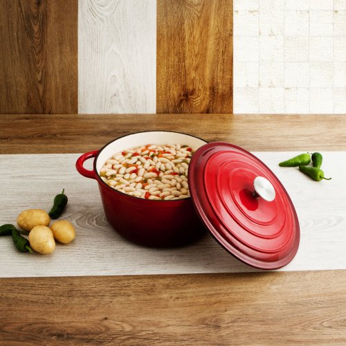 Kastrull med lock Bidasoa Fierro Rd  24 cm 3,7 L (2 antal)