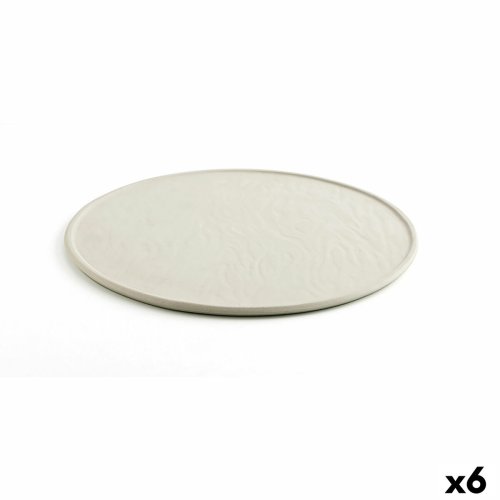 Tallriksunderlgg Quid Mineral Gres Keramik Beige  33 cm (6 ant