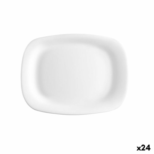 Servingsfat Bormioli Rocco Parma Rektangulr Vit Glas (18 x 21 c