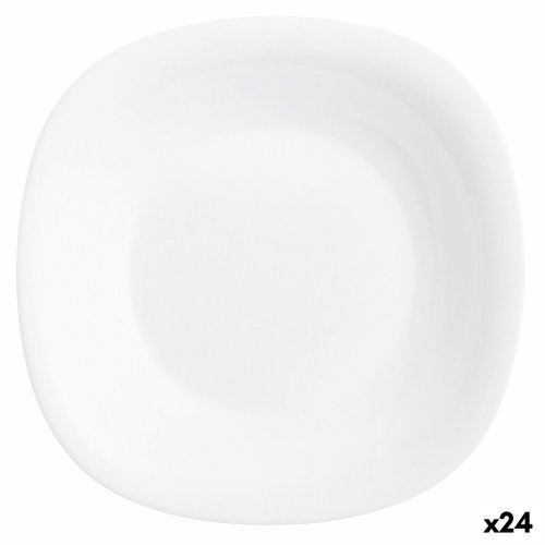 Djup tallrik Luminarc Carine Vit Glas ( 23,5 cm) (24 antal)
