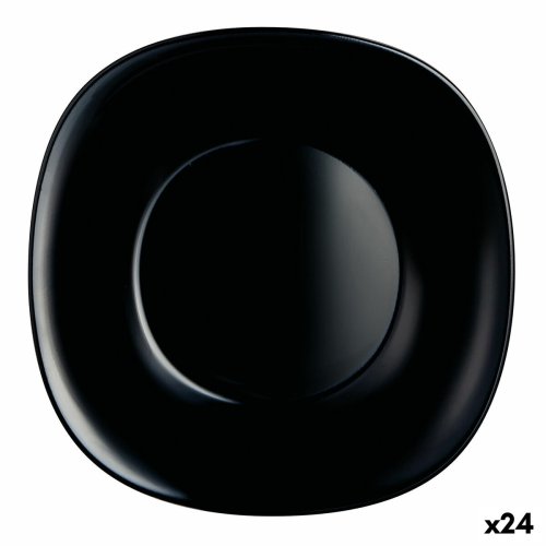 Djup tallrik Luminarc Carine Svart Glas ( 23,5 cm) (24 antal)