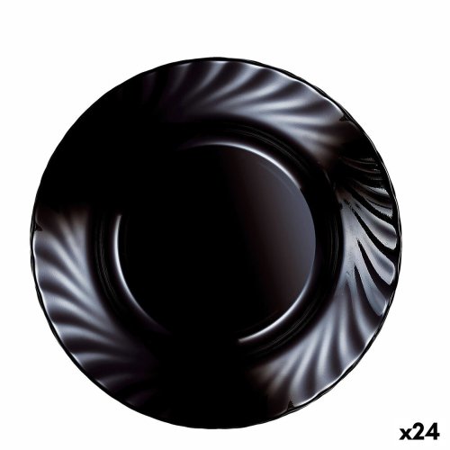 Djup tallrik Luminarc Trianon Svart Glas ( 22,5 cm) (24 antal)