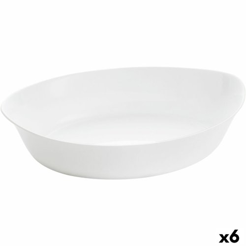 Servingsfat Luminarc Smart Cuisine Avlng 32 x 20 cm Vit Glas (6