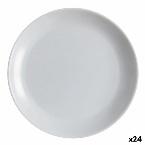 Platt skl Luminarc Diwali Granit Gr Glas 25 cm (24 antal)
