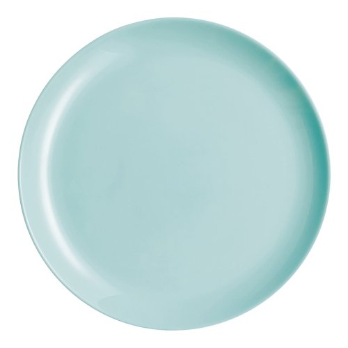Platt skl Luminarc Diwali Turquesa Turkos Glas 25 cm (24 antal)