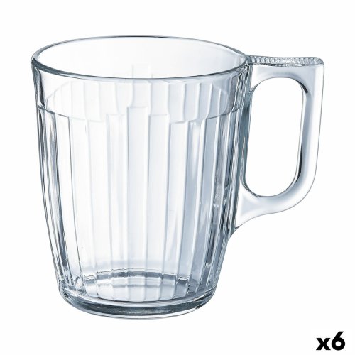 Koppar Luminarc Nuevo Frukost Transparent Glas (250 ml) (6 antal