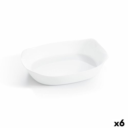 Servingsfat Luminarc Smart Cuisine Rektangulr Vit Glas 30 x 22