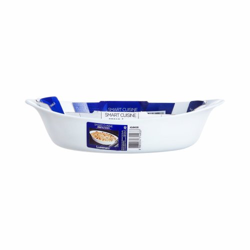 Servingsfat Luminarc Smart Cuisine Avlng Vit Glas 21 x 13 cm (6