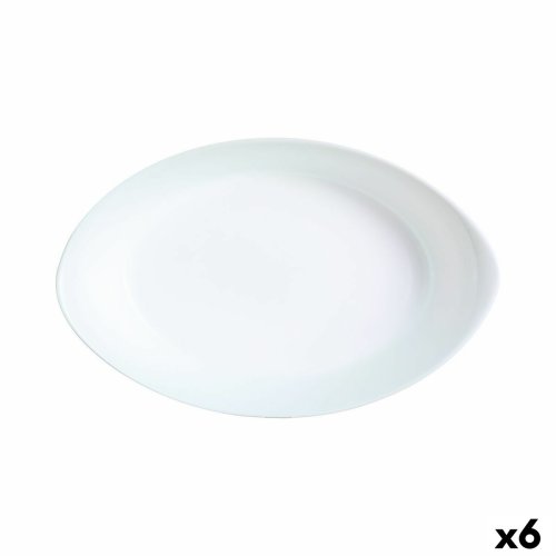Servingsfat Luminarc Smart Cuisine Avlng Vit Glas 21 x 13 cm (6