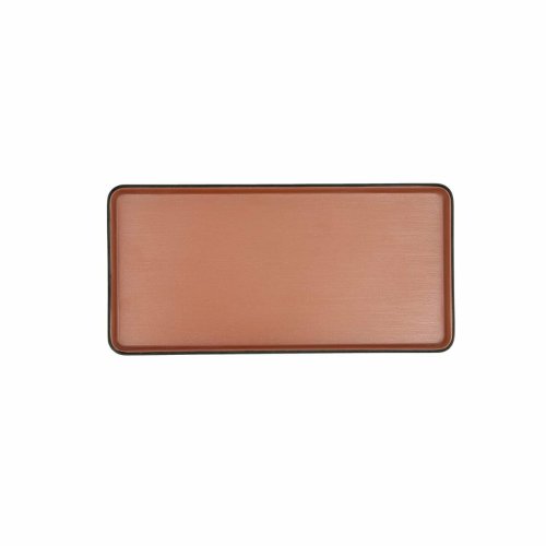 Snacksbricka Bidasoa Gio Brun Plast 24 x 11,5 cm (12 antal)