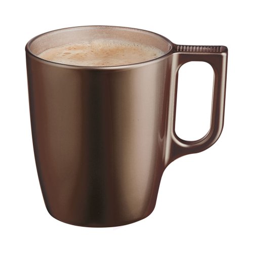 Mugg Luminarc Flashy Brun 250 ml Glas (6 antal)