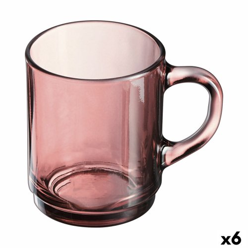 Koppar Luminarc Alba Terrakota n Glas 250 ml (6 antal)