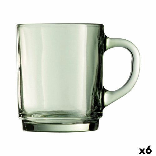 Koppar Luminarc Alba Grn Glas 250 ml (6 antal)