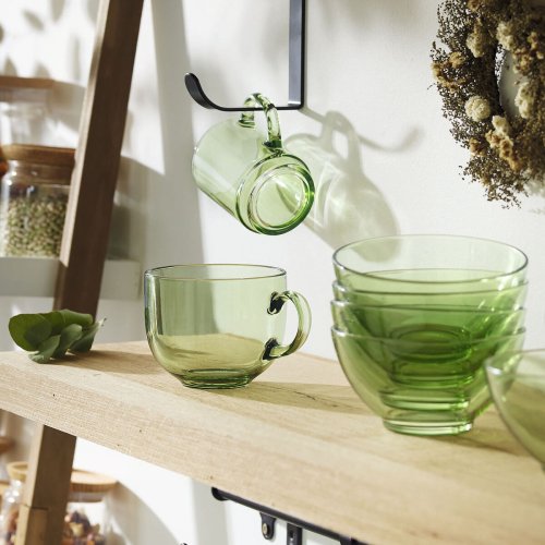 Koppar Luminarc Alba Grn Glas 500 ml (6 antal)
