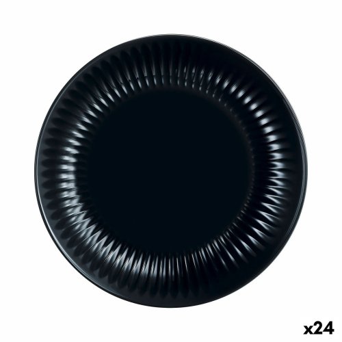 Dessert Luminarc Cottage Svart Glas 19 cm (24 antal)