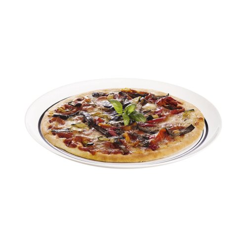 Pizzatallrik Luminarc Firend's Time Bistro Vit Svart Glas  32 c