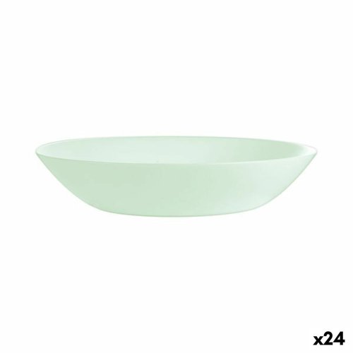 Djup tallrik Luminarc Diwali Paradise Grn Glas 20 cm (24 antal)