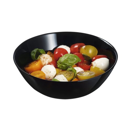 Snacksskl Luminarc Zelie Negro Svart Glas (12 antal)
