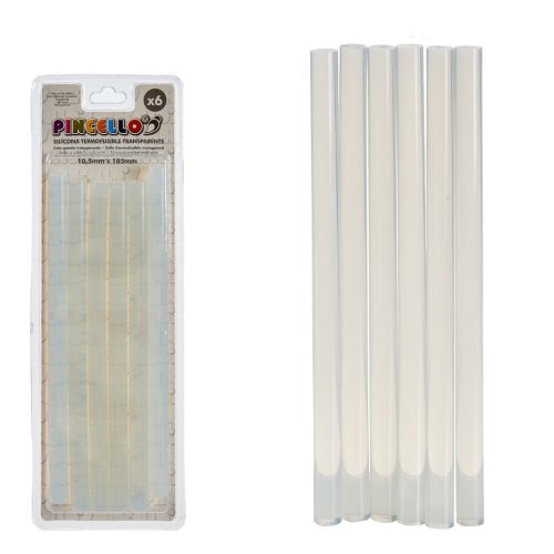 Silikon Stng  Transparent (12 antal)