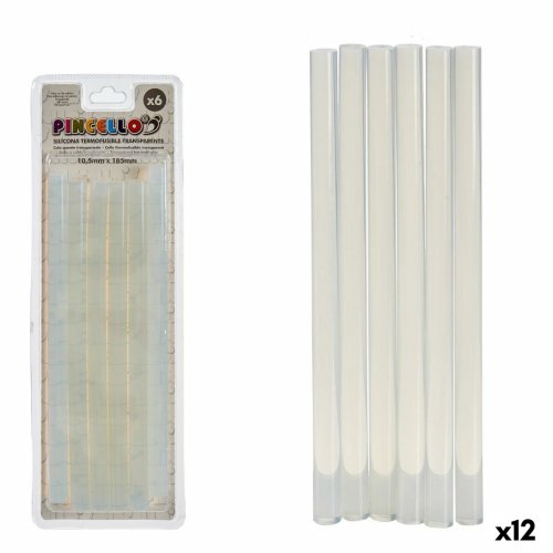 Silikon Stng  Transparent (12 antal)