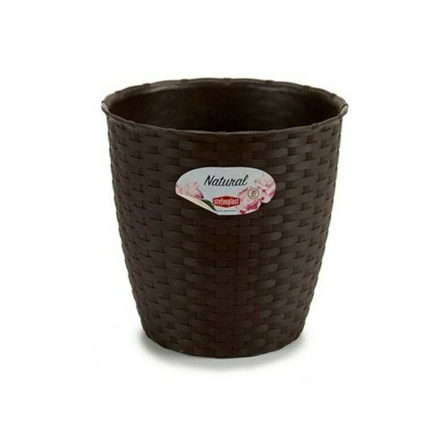 Kruka Stefanplast Choklad Plast 19 x 17,5 x 19 cm (12 antal)