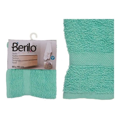 Badhandduk Berilo 5312 Turkos 80 % bomull 20 % Polyester 50 x 90