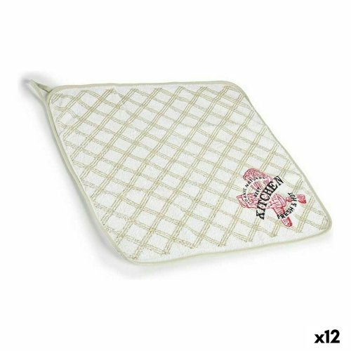 Kkstextil Kinvara 1220 Vit Grn 50 x 0,3 x 50 cm (12 antal)