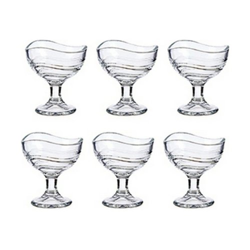 Glass- och milkshakeglas Vivalto IC-134010-4/BH Transparent Glas