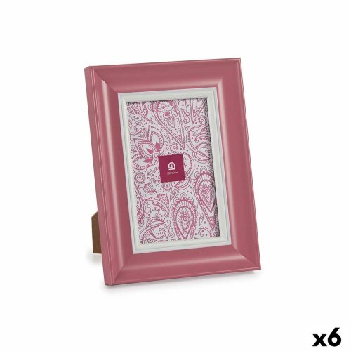 Fotoram Gift Decor Rosa Glas Plast (6 antal)