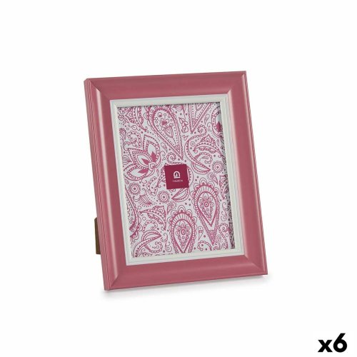 Fotoram Gift Decor Rosa Glas Plast (6 antal)