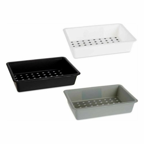 Ldorganiserare Kinvara CN18799 Vit Svart polypropen 16 x 5 x 24