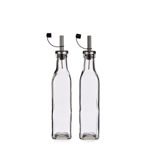 Set med olja och vinger Vivalto WJ7069-M Transparent Metall Gla