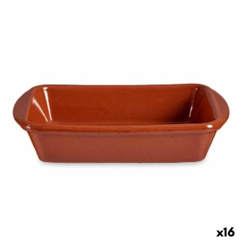Ugnsform Terrakotta Rektangulr 14,5 x 4 x 20 cm (16 antal)