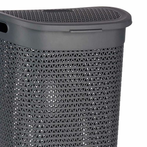 Tvttkorg Kipit 4790-2 Antracitgr Plast 60 L 43,5 x 57,5 x 34 c