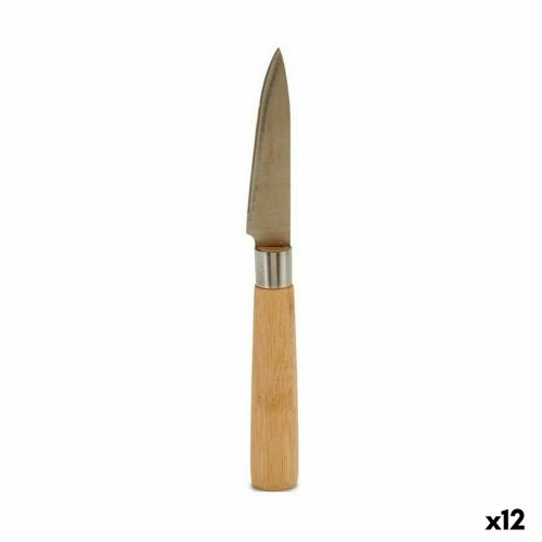 Skalkniv Kinvara KT116042E Brun Silvrig Bambu Rostfritt stl 22