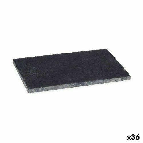 Snacksbricka Kinvara SJ1510 Svart 10 x 0,5 x 15 cm (36 antal)