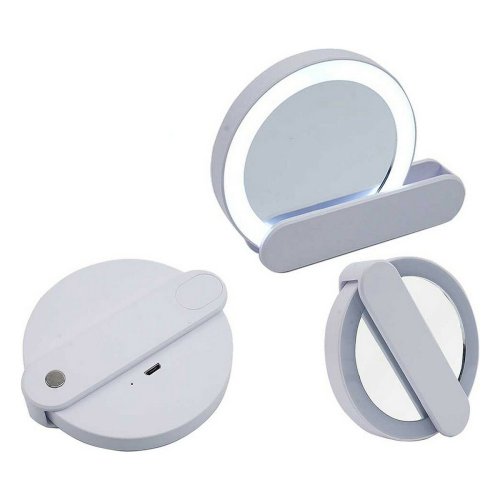 Speglar Berilo YXL2112-SB Vit ABS 9 x 2 x 10 cm LED Ljus (12 ant