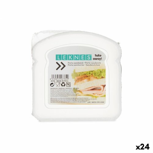Smrgslda Leknes 47034E Transparent Plast 12 x 4 x 12 cm (24 a