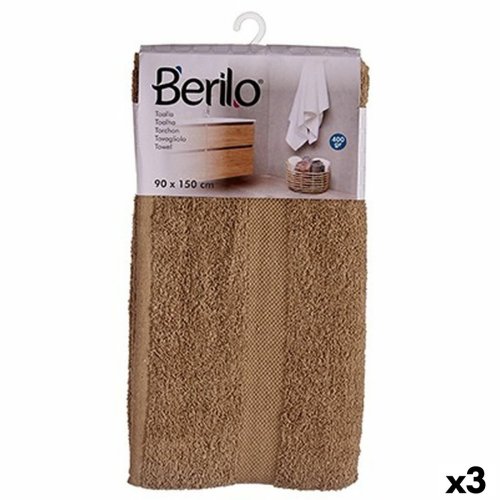 Badhandduk Berilo 89663 Kamel 80 % bomull 20 % Polyester 90 x 15