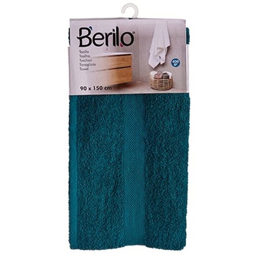 Badhandduk Berilo 89675 Bl 80 % bomull 20 % Polyester 90 x 150