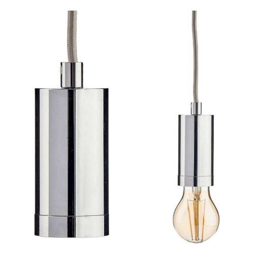 Taklampa 220-250 V 60 W Silvrig Metall (6 antal)