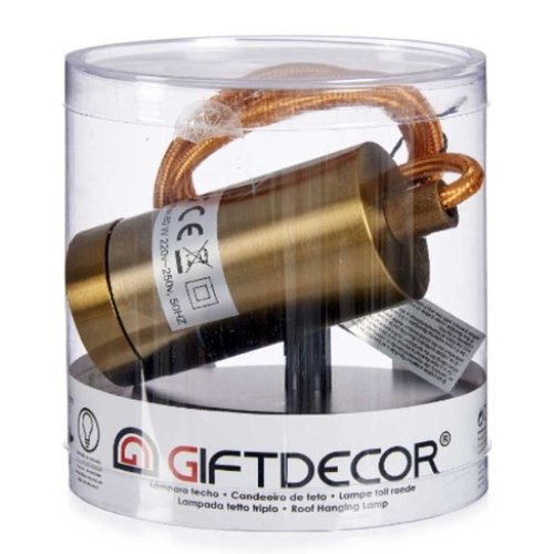 Taklampa Gift Decor Gyllene 60 W (6 antal)