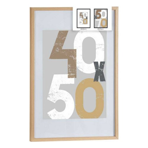 Fotoram 52,5 x 2,5 x 72,5 cm Naturell Plast Tr MDF (6 antal)